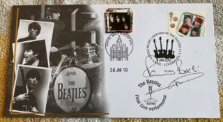 Former Beatle Pete Best signed Internetstamps 2007 Beatles music FDC with Penny Lane, Liverpool