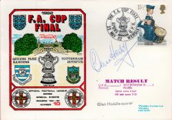 Glen Hoddle signed QPR V Tottenham Hotspur 1982 FA Cup Final Dawn FDC PM The Fa Cup Final Spurs