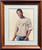 Eddie Murphy Signed Colour Photo in Frame Measuring 13.5 x 11.5 inch Overall. Signed in black ink.