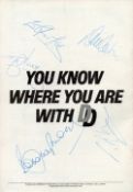 6 Signed The FIFA World Cup England V Luxembourg Matchday Programme From Wed 30th March 1977.