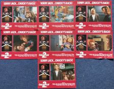 Collection of Seven Child's Play 2 Colour Promo Sheets Starring Jenny Agutter. Sorry Jack…Chucky's
