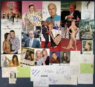 Collection of 30 Autographs from TV, Film and Political on Various Items. Signatures include