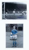 Autographed Peter Mcparland 16 X 12 Photo-Edition, B/W, Depicting The Aston Villa Centre-Forward