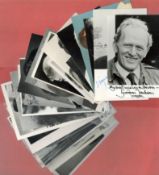 TV and Film stars Collection of 20 vintage Signed photos approx size 5 x 3 includes Gordon