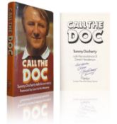 Autographed Tommy Docherty Book, H/B - Call The Doc, Nicely Signed To The Title Page In Blue Biro