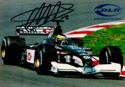 Motor Racing Pedro de la Rosa signed 7x5 Formulas One colour photo. Good Condition. All autographs