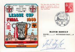 Jack Taylor OBE World Cup Final Referee signed Nottingham Forest v Wolves League Cup Final 1980 Dawn