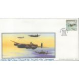 WW2 Flt Lt Danny Driscoll of 150 Squadron Signed Bombers British Heritage Collection FDC. 14 of 48