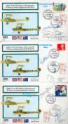 VIMY 19-94 'The Spirit Of Brooklands' Collection of Five Signed First Day Covers. One is Multi