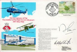 WW2 Vice Admiral Sir Donald Gibson and Commander DCB White Signed Fleet Air Arm Museum FDC.