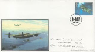 WW2 Flt Sgt Les Buckell Signed Tallboy Raid British Heritage Collection FDC. 43 of 50 Covers Issued.