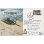 WW2 Sqn Ldr JD Melrose and F/O E Selfe Signed Reformation of NoIX Squadron the First Tornado