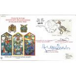 Commandant Avi. Hre. H. Branders, Lt Colonel G. Weber and Lt Colonel Jean Bloch signed unflown FDC