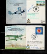 RAF Collection of 20 Signed Bomber Command First Day Covers, Housed in Official RAF Folder.