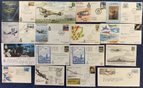 WW2 First Day Cover Collection of 13 Assorted WW2 Related Covers, Mostly Signed Collection, Some