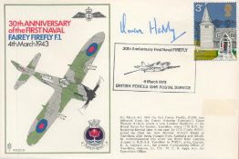 WW2 RAF Wing Commander Owen Hardy DFC and Bar AFC (RNZAF) Signed 30th Anniversary of the First Naval