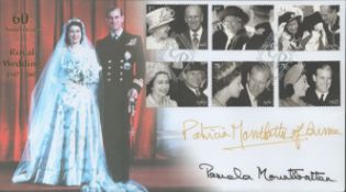 Patricia Mountbatten of Burma and Pamela Mountbatten Signed Internet Stamps 60th Anniversary of