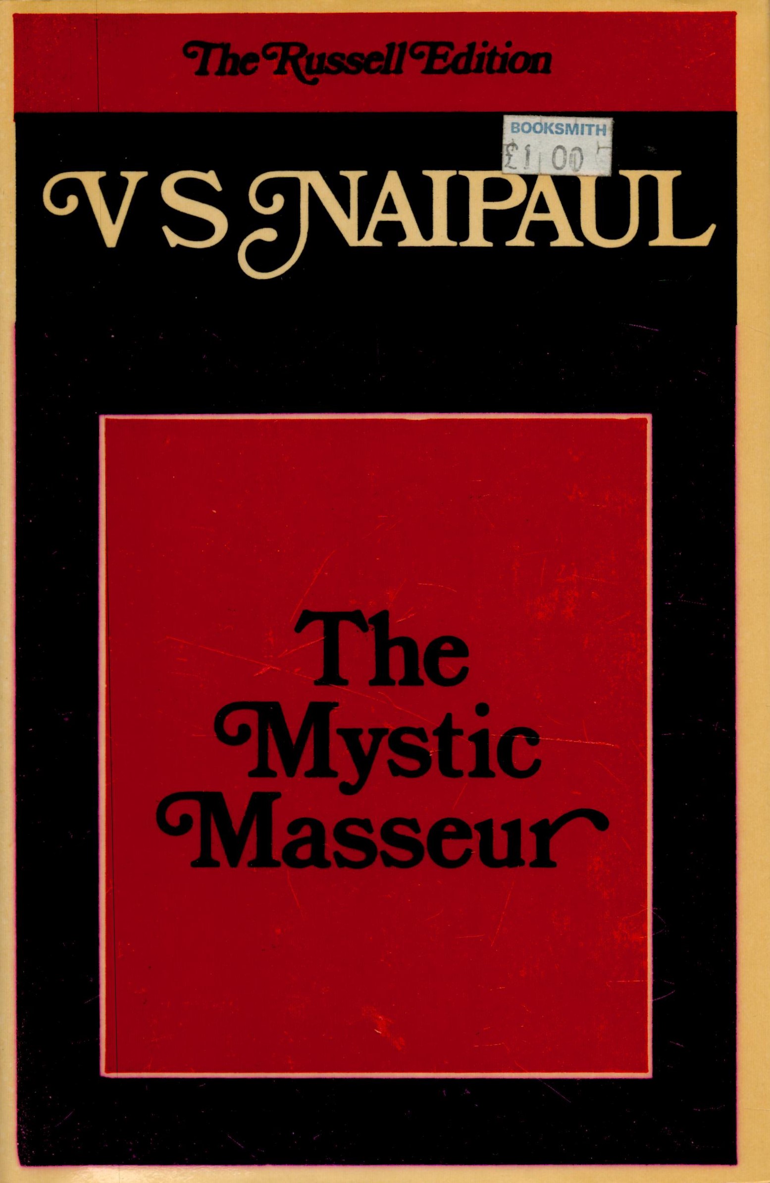 The Mystic Masseur by V S Naipaul 1978 Russell Edition Hardback Book with 215 pages published by