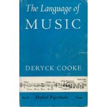 The Language of Music by Deryck Cooke 1962 First Paperback Edition Softback Book with 289 pages