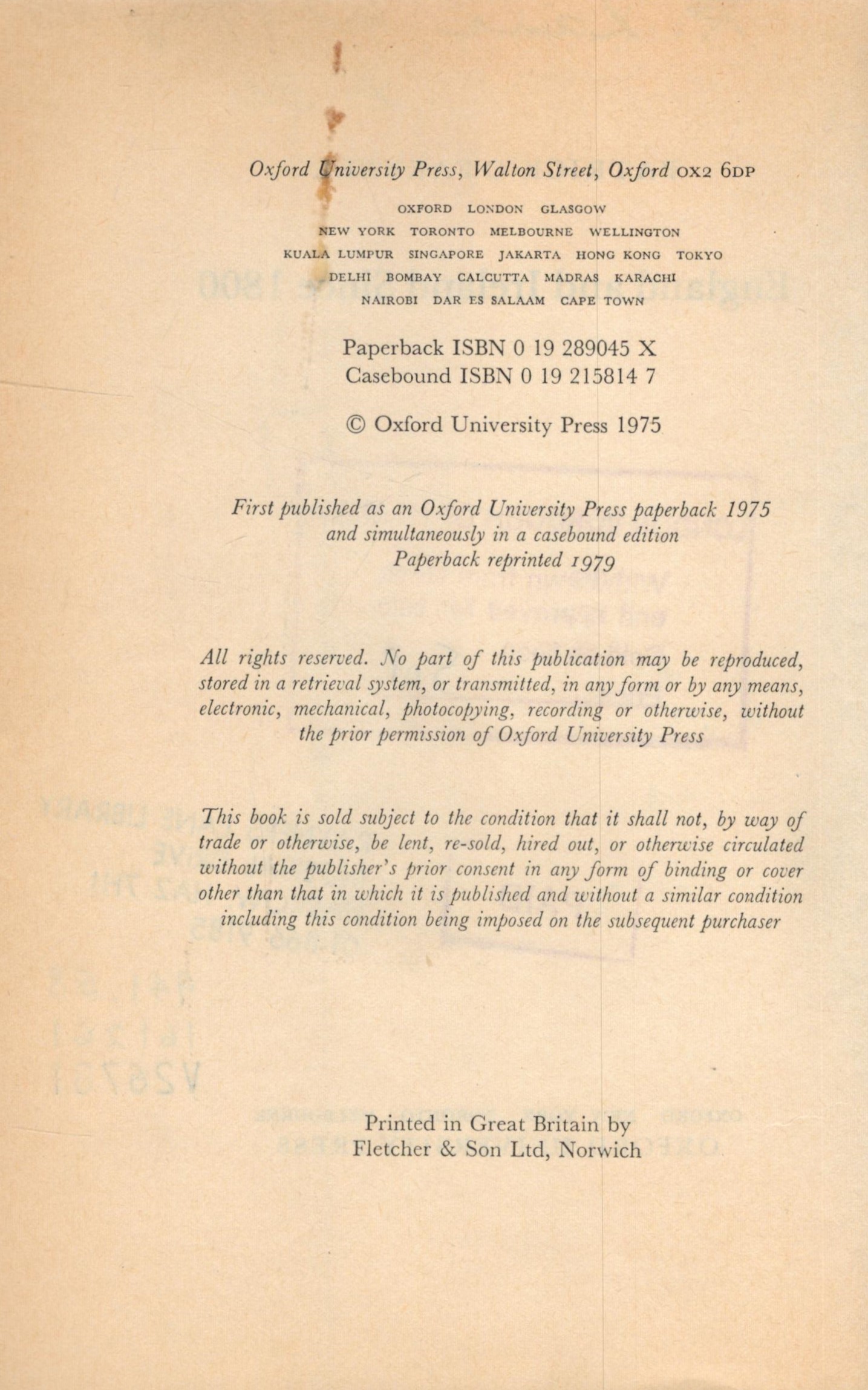 England and Ireland since 1800 by Patrick O'Farrell 1979 Second Paperback Edition Softback Book with - Image 3 of 3