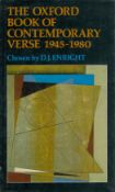 The Oxford Book of Contemporary Verse 1945 1980 chosen by D J Enright 1980 First Edition Hardback