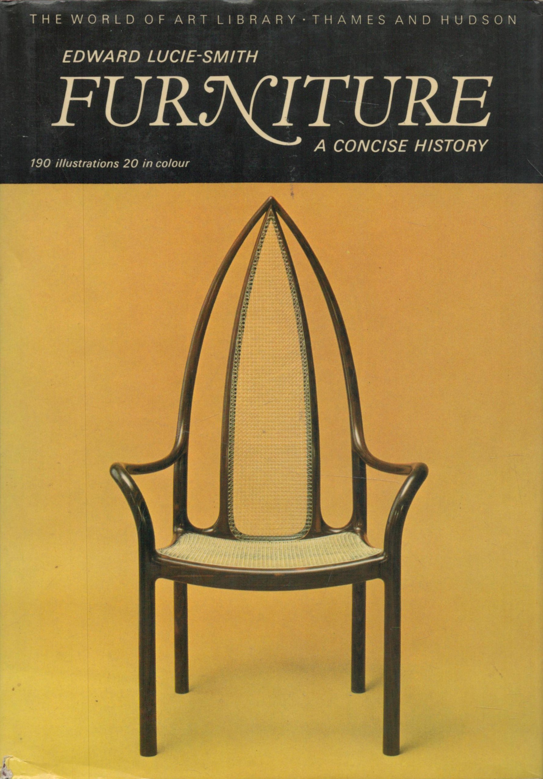 Furniture A Concise History by Edward Lucie Smith 1979 First Edition Hardback Book with 216 pages