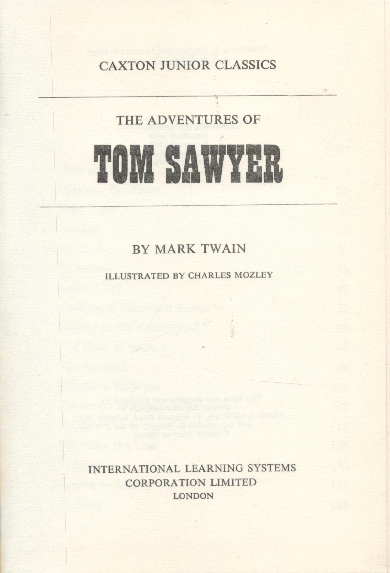 Tom Sawyer by Mark Twain 1968 Fifth Edition Hardback Book with 271 pages published by - Image 2 of 3