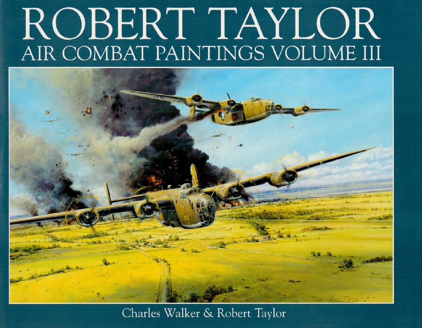 The Air Combat Paintings of Robert Taylor volumes 1, 2, 3, vol 1 1995 7th Edition with Slipcase, vol - Image 3 of 5