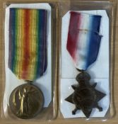 WW1 Pair of Medals Awarded To Able Seaman G Trott of Mercantile Fleet Auxiliary. Medals include