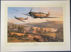 WW2 5 Signed Nicolas Trudgian Colour Print Titled September Victory Proof Edition 608 of 1000 Signed