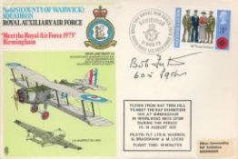 WW2 Wg Cdr Bob Foster DFC Signed No 605 (County of Warwick) Squadron RAAF FDC. Good condition. All