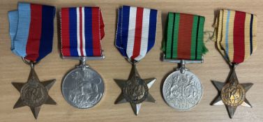 WW2 Medal Collection Presented to H Rothwell (71219) Including O.H.M.S Box of Issue and Medal