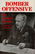 Marshal of the RAF Sir Arthur Harris Signed Signature Piece attached to His Own Book Titled Bomber