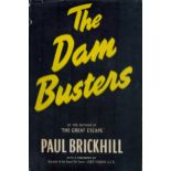 The Dambusters by Paul Brickhill UNSIGNED hardback book with dust cover 1955, 12th impression,
