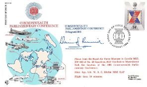 Lord Erskine of Rerrick Signed Commonwealth Parliamentary Conference FDC. British stamp with 19