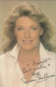 Susan Sullivan signed 6x4 colour photograph dedicated to Mario. Sullivan is best known for her roles