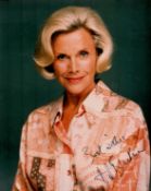 Honor Blackman signed 10x8 colour photo. Good condition. All autographs come with a Certificate of