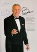 Bruce Forsyth signed Bruce Forsyth Entertains in house souvenir brochure signature on inside page.