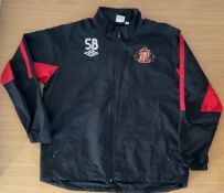 Football Steve Bruce Match Worn Training Umbro Coat. Size XXl. Good condition. All autographs come