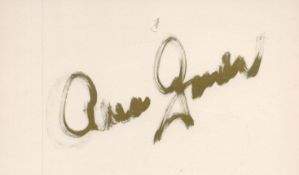 Ava Gardner signed white album page. Gardner (December 24, 1922 - January 25, 1990) was an