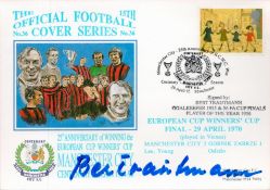Bert Trautmann signed Manchester City v Gornik Zabrze European Cup Winners Final April 1970 Dawn FDC