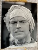 Dads Army actor Ian Lavender Pte Pike signed 10 x 8 inch b/w photo. Good Condition. All autographs