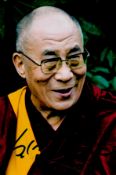 Dalai Lama signed 6x4 colour photo. Good Condition. All autographs come with a Certificate of