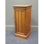 An Edwardian pot cupboard, 76 x 34 x 34 cm reproduction library steps, a chest of drawers, 84 x 91 x