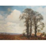 Gerald Coulson (b. 1926) Country landscape with cottages, signed lower right 'Coulson', oil on