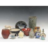 Studio and Art pottery pieces, various makers (qty)