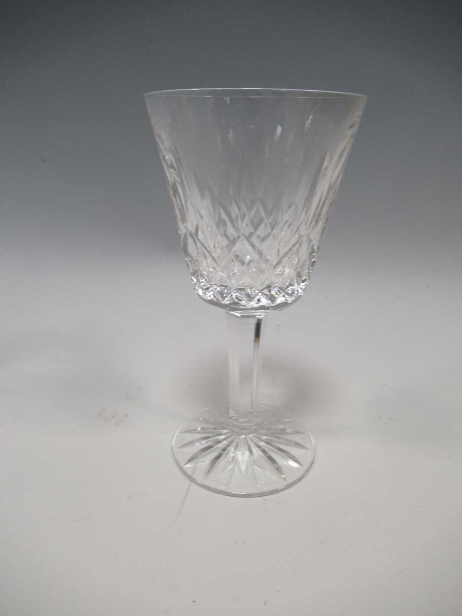 A set of thirteen Waterford Crystal wine glassesCondition report: Minor chipping and surface - Image 3 of 7