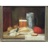 19th century English School, still life, oil on canvas, 31.5 x 40.5cm