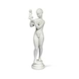 Kai Nielsen for Bing & Grondahl, a blanc de chine model of Venus,