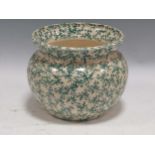 Emma Bridgewater a large vase, green coral pattern 19cm high and 23cm diameterCondition report: